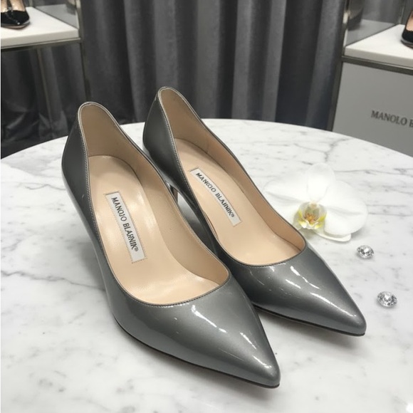 Manolo Blahnik Gray Women's Pumps